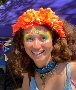 Face Painting with Grace, the Painting Pixie. Valla Beach Markets