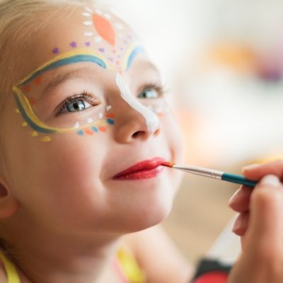 Kids Face Painting at Valla Beach Markets
