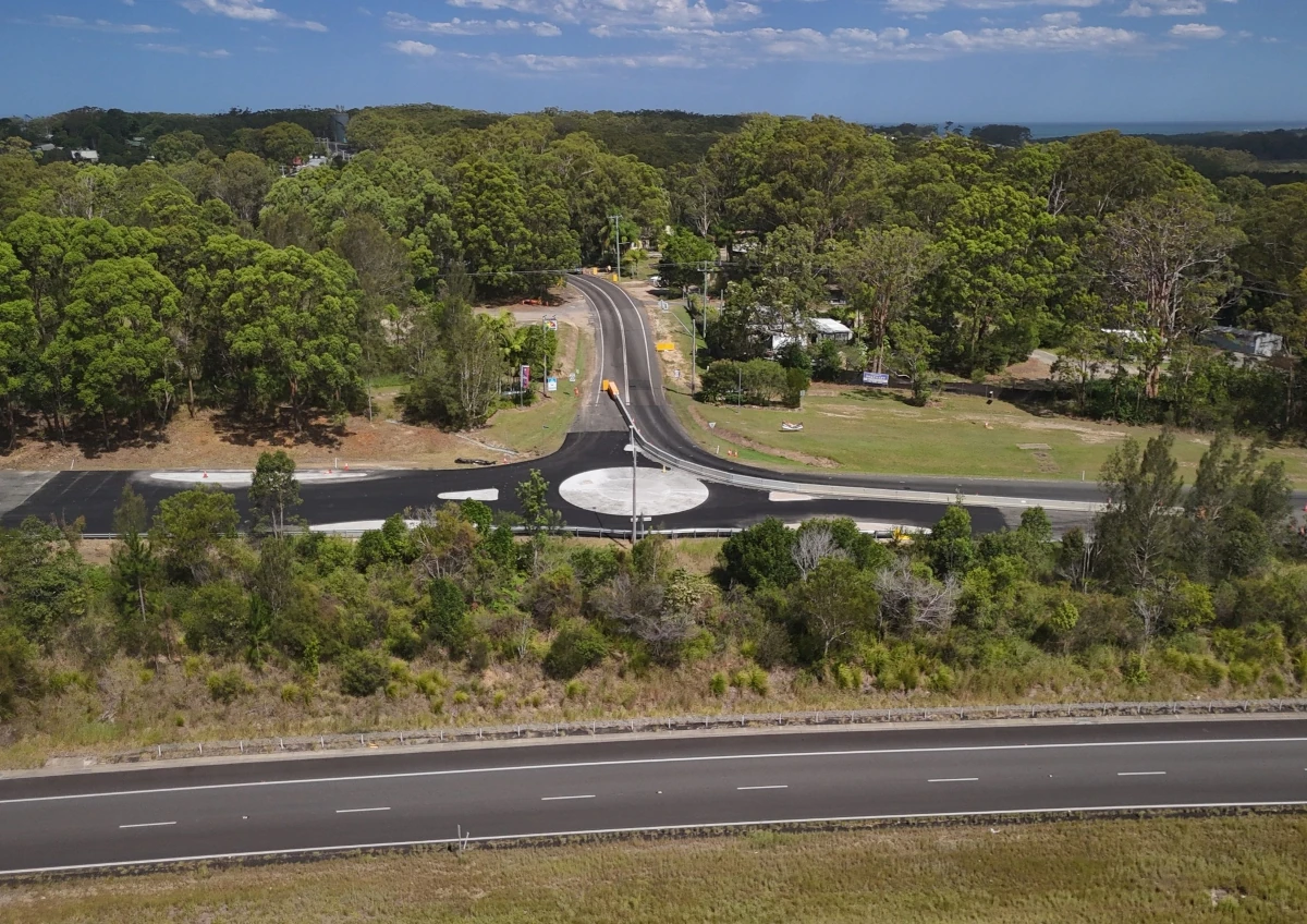 Featured image for “Valla Beach Rd Turnoff Roundabout Installation – Jan 2026”