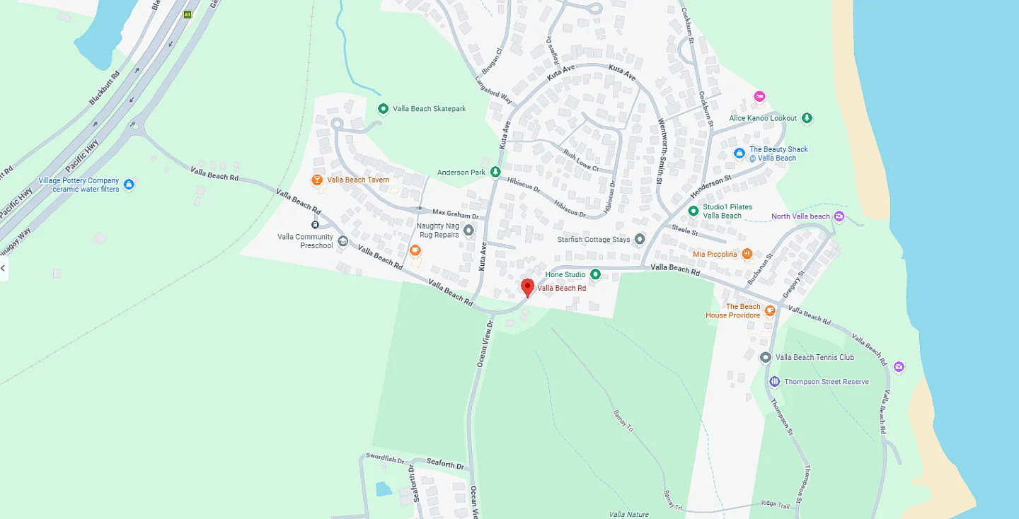 Featured image for “Reduction of speed near the Valla Beach Shops and the possibility of the installation of a pedestrian crossing.”